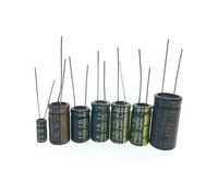 NWPNLXEA 10pcs 16V Aluminum Electrolytic Capacitor 10UF 22UF 33UF 47UF 100UF 220UF 470UF 680UF 1000UF 2200UF 3300UF 4700UF 6800UF 22000UF (16V10000UF 2PCS)