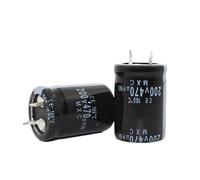 NWPNLXEA 10PCS 200V470UF 470UF 200V electrolytic Capacitor 22 * 35mm