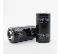 NWPNLXEA 10PCS 680UF 200V Aluminum electrolytic Capacitor 200V680UF 25 * 35mm
