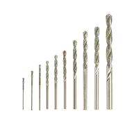 NWPNLXEA 10pcs Diamond Coated Drill Bit 0.8mm-4.0mm HSS Twist Drill Bit for Tile Stone Marble Brick Hole Drilling NWPNLXEA
