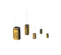 NWPNLXEA 10PCS Electrolytic Capacitors Capacitor 6.3V/10V/16V/25V/35V/50V/63V/100V 1UF~47UF/100UF/470UF~4700UF (16V4700UF 16X25)
