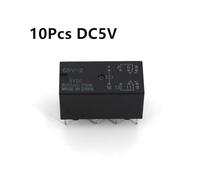 NWPNLXEA 10Pcs G5V-2 DC5V/12V/24V DPDT 8-Pin PCB Signal Relay (10Pcs DC5V)