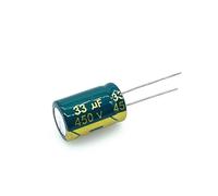 NWPNLXEA 10pcs/lot 450v 33uf High Frequency Low impedance 450v33UF Aluminum electrolytic Capacitor Size 13 * 20 20%
