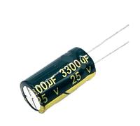 NWPNLXEA 10pcs/lot h053 25V 3300UF Low ESR/Impedance High Frequency Aluminum electrolytic Capacitor Size 13 * 25 3300UF25V 20%
