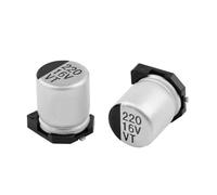 NWPNLXEA 10Pcs SMD Capacitor 8x6.2mm 8x10.5mm Aluminum Electrolytic Capacitors 6.3V1000UF 10V1000UF 16V330UF 16V470UF 25V470UF (16V220UF 8x6.2)