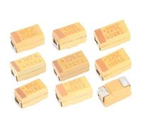 NWPNLXEA 10Pcs Tantalum Capacitor D 100UF 150UF 220UF 330UF 470UF 680UF 2.5V 4V 6V 6.3V 10V 16V 25V 35V 50V 4.7 6.8 10 15 22 33 47 UF (D50V 4.7UF)