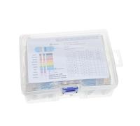NWPNLXEA 1120Pcs 1/2W 0.5Watt 1% 1-2.2M Ohm 56Values Metal Film Resistor 0.5W Resistance Assorted Kit Set