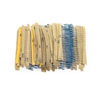 NWPNLXEA 1280pcs 64 Value 1/4W 1% Metal Film Resistor Assortment Kit Box 1ohm - 10mohm Resistor Samples Pack