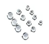 NWPNLXEA 130PCS SMD Aluminum Electrolytic Capacitor Kit 13 Values 1UF-220UF Set of capacitors Assorted Pack 16V 25V 50V 4.7UF 10UF 22UF