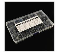 NWPNLXEA 15 Values 215pcs 16V/25V/50V (0.1uF to 330uF) Mix Electrolytic Capacitor kit with a Storage Box