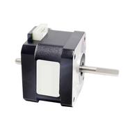 NWPNLXEA 17HS3401S-SZ_1PCS NEMA17 Double Shaft Electronic Starter 4-Lead 42BYGH34 1.3A 28N.cm Two Bearing Electronic Starter