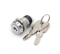 NWPNLXEA 19mm Metal 4Pin on-Off 2Position DPST A Series Electronic Lock Key Switch