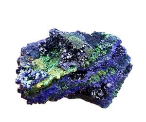NWPNLXEA 1pc 10-20g Azurite Malachite Geode Quartz Crystal Cluster Teaching Research Stone