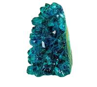 NWPNLXEA 1pc 300-400g lake blue crystal cluster vibrant and for home decoration