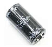 NWPNLXEA 1pc 3300uF 100V 3300MFD 100WV Aluminum Electrolytic Capacitor 25 * 45mm Snap in 3300mf100v 3300uf100v 100v3300mf 100v3300uf
