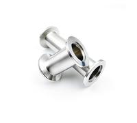 NWPNLXEA 1pc KF25 50mm Vacuum Straight Tube Tri Clamp 304 Grade Stainless Steel Suitable