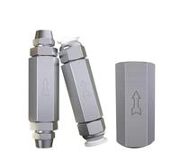 NWPNLXEA 1pc Pneumatic Check Valve 6mm 8mm 10mm 1/4 OD Hose One Way Valve Air Gas Single Way Brass Valve Air Compressor Pipe Fitting (CV-04)