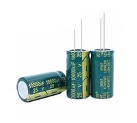 NWPNLXEA 1PCS 25V 10000UF 18 * 35 Low High Frequency Aluminum electrolytic Capacitor 10000uf 25v