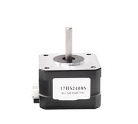 NWPNLXEA 1pcs 4 Lead Nema17 Stepper Electronic Starter 42BYGH 28MM 0.6A (17HS2408S) Electronic Starter for CNC XYZ