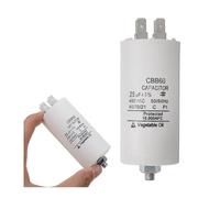 NWPNLXEA 1pcs CBB60 Starting Capacitor 4uF~70uF Electronic Starter Capacitor 50 / 60Hz 450VAC with M8 Screw for Motor/Washing Machine (30uf450v)