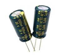 NWPNLXEA 200pcs 1000UF 35V Low Aluminum Electrolytic Capacitor 35V1000UF 13X20mm