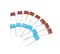 NWPNLXEA 200PCS 630V Capacitor CBB 0.001uf - 2.2uf Metal Film Capacitors Assortment Kit 25Values High Frequency Capacitor Set