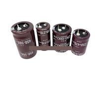 NWPNLXEA 200V 250V 400V 450V Electrolytic Capacitor 100UF 220UF 270UF330 470UF 560UF 680UF 820UF 1000UF 2200UF 3300UF Aluminum Capacitor (250V560UF 2PCS)