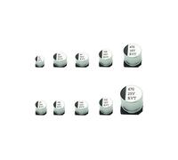 NWPNLXEA 20PCS SMD Electrolytic Capacitor 6.3v 10v 16v 25v 35V 50V 0.1 1 2.2 3.3 4.7UF 10UF 22UF 33UF 47UF100UF 220UF 330UF 470UF 1000UF (50V220UF 10X10.5)