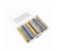 NWPNLXEA 2600pcs/lot 130 Values 1/4W 0.25W 1% Metal Film Resistors Assorted Pack Kit Set Lot Resistors Assortment Kits Fixed Resistor (No Box)