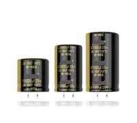 NWPNLXEA 2Pcs Audio Electrolytic Capacitor 35V 10000UF 22000UF 47000UF for Audio HiFi Amplifier High Frequency Low Speaker (35V22000UF 30x50)