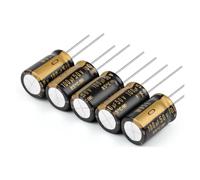 NWPNLXEA 2Pcs Audio Filter Electrolytic Capacitor for Audio HiFi Amplifier 25V 50V 100V 25UF 50UF 100UF 47UF 100UF 220UF 470UF 1000UF (25V47UF 10x12.5)
