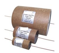 NWPNLXEA 2pcs/lot KPCU-1 Series Copper Foil Oil immersed Paper Tube Capacitor Audio Capacitor (0.22UF 600V)