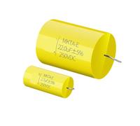 NWPNLXEA 2Pcs MKP Capacitor 250V 1.0UF-47UF Non-Polarity Audio Frequency Divider Metallized Polypropylene Film HiFi Audio Fever Capacitor (250V6.8uF)