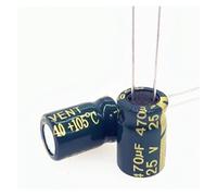 NWPNLXEA 30pcs/lot 25V 470UF 8 * 12 High Frequency Low Impedance Aluminum Electrolytic Capacitor 470uf 25v 20%