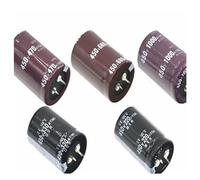 NWPNLXEA 450v electrolytic Capacitor Horn Hard pin 220uF 330uF 470uF 680uF 1000uF Method 450V (1pcs) (450v680uF 35 50)