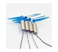 NWPNLXEA 4pcs/lot 8.5 x 20mm 8520 Coreless Electronic Starter and Blade Propeller for 120 120mm DIY RC Quadcopter Frame (Blue Set)