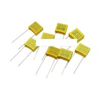NWPNLXEA 5-20PCS 275VAC 10mm ~ 27.5mm 0.022UF 0.047UF 0.1UF 0.15UF 0.22UF 0.33UF 0.47UF 0.68UF 1UF Polypropylene Film (1.0UF 15mm 20PCS)