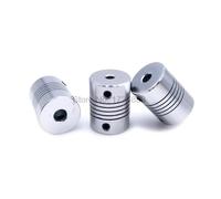 NWPNLXEA 5 8 6.35mm 8mm 10mm D19*L25 Aluminium Flexible Jaw Shaft Coupling CNC Stepper Electronic Starter Coupler Encoders Engraving Machine (3x4)
