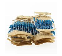 NWPNLXEA 500Pcs/lot 1W 1% Metal Film Resistor 50 Value 10 ohm-1M ohm Assortment Kit