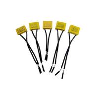 NWPNLXEA 5PCS AD K X2 capacitance Tape Line 0.1uF 0.15uF 0.22uF 0.33uF 0.47uF 250V-275V Housing Flexible wire Capacitor (0.33UF)