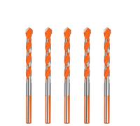 NWPNLXEA 5Pcs Drill Bits Set Multifunctional Concrete Tile Glass Ceramic Brick Wood 6/8/10/12mm Carbide Tipped Bit(8mm(5PCS)) NWPNLXEA
