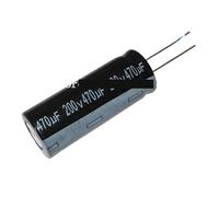 NWPNLXEA 5pcs electrolytic Capacitor 200V470UF 18 * 40 Volume 470UF 200V 18 * 40MM 200V470UF