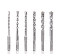 NWPNLXEA 6-16mm SDS Plus Drill Bit with Square Shank Cross Head Masonry Hole Drill Cutter for Hammer Drill Wall Brick Block Drilling 1Pcs(16x150mm) NWPNLXEA