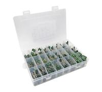 NWPNLXEA 660PCS/lot 24Value Capacitor kit 100V 2A221J to 2A474J Polyester Film Capacitor Assorted Kit 0.47nF 0.68nF 1nF 2.2nF Capacitors