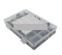NWPNLXEA 660PCS/lot 24Value Capacitor Kit 100V 2A221J to 2A474J Polyester Film Capacitor Assorted Kit 0.47nF 0.68nF 1nF 2.2nF Capacitors