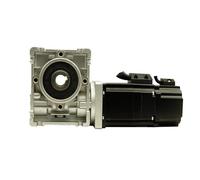 NWPNLXEA Brake Worm Geared Nema23 1.3N.m Closed Loop Stepper Electronic Starter 4A and Driver HSE57 Stepping Electronic Starter with Encoder(Ratio10 to 1,Without Output Shaft)