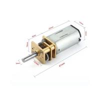 NWPNLXEA DC 6V Metal Gear Electronic Starter N30 50/100/150/250/500RPM Speed Reduction Gear Electronic Starter 3mm Shaft Gear Reducer Electronic Starter (50RPM)