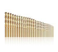 NWPNLXEA Drill Bit 1.0-13mm HSS M2 Cobalt Coated Twist Drill Bit Wood/Metal Hole Round Shank Drill Bit Woodworking Tools 1Pcs(8.0MM) NWPNLXEA