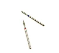 NWPNLXEA Fine Diamond Nail Drill Bits Flame Shape 1Pcs(H0210D-M) NWPNLXEA
