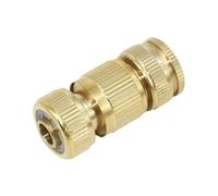 NWPNLXEA Garden Brass Hose Quick Connector 1/2 Copper Connector Garden Hose Female Thread 1/2 3/4 Water Fitting 1set
